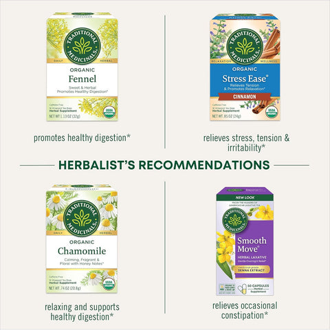 Traditional Medicinals Organic Smooth Move Chamomile 16 Ct
