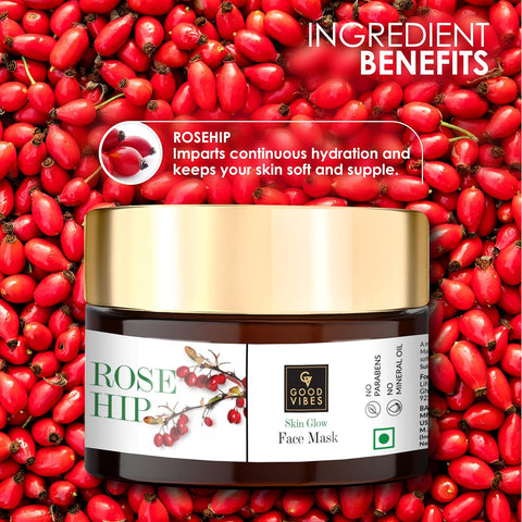 Good Vibes Rosehip Skin Glow Face Mask 50 g