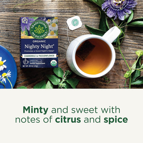 Traditional Medicinals, Organic Nighty Night Tea, 16 Ct