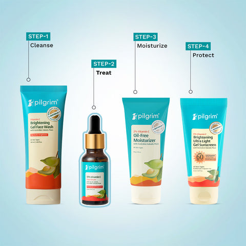 "Pilgrim 15% Vitamin C Face Serum For Advanced Brightness- 20 ml