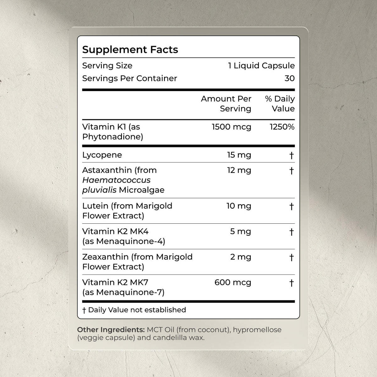 Blueprint Advanced Antioxidants with 7 Fat-Soluble Nutrients - 30 Servings