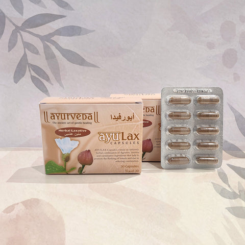 كبسولات أيولاكس 30، ملين عشبي