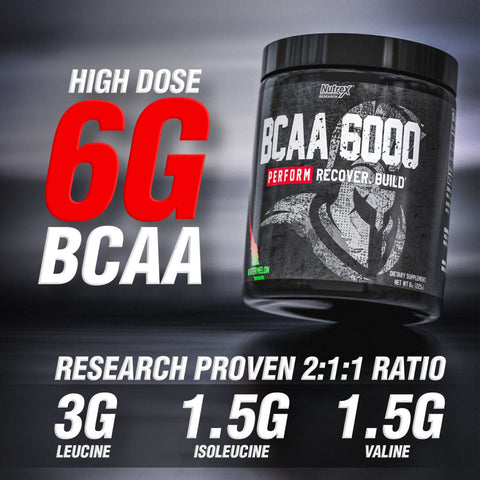 Nutrex Research, BCAA 6000, Watermelon, 8.2 oz (225 g)