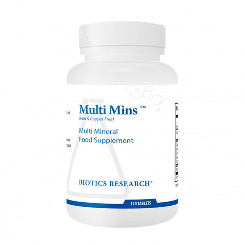 Biotics Research MultiMins (Iron/Copper Free) 120 Tabs