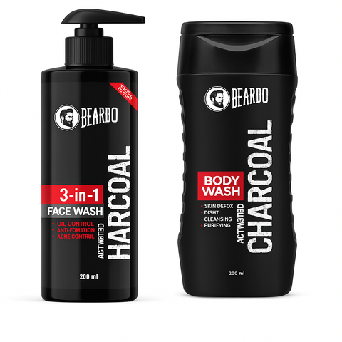 Beardo Charcoal Cleanse Duo