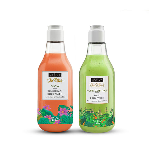 Kapiva's Radiance & Detox Body Wash Combo