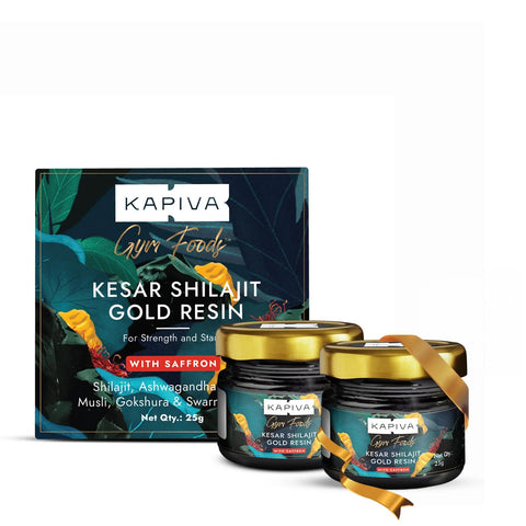 Kapiva Kesar Shilajit Gold Resin Immunity Strengthening Pack