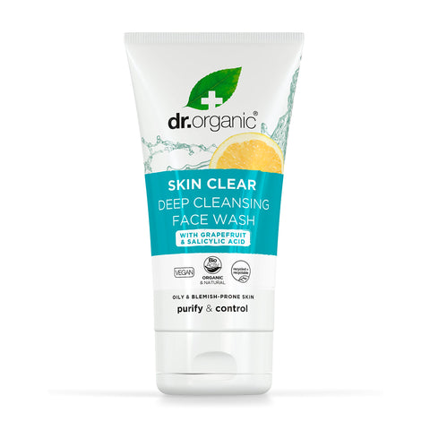 Dr. Organic Skin Clear Deep Cleansing Face Wash 125ML