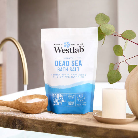 Westlab 100% Pure Soothing Dead Sea Salt, 1 Kg