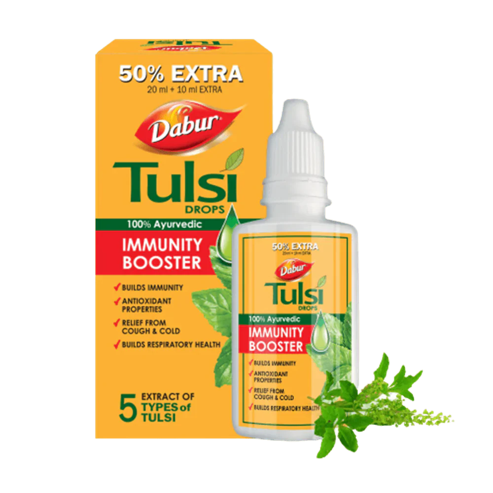 Dabur Tulsi Drops for Immune Support, 30 mL