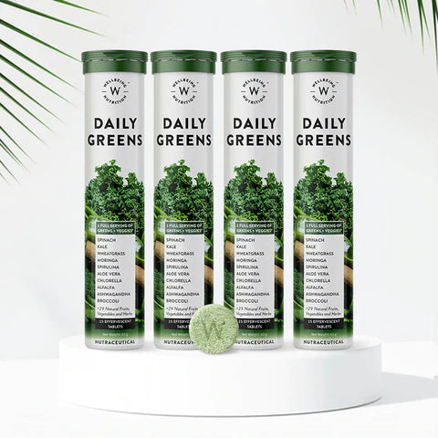 Wellbeing Nutrition Daily Greens Multivitamin Effervescent Tablets