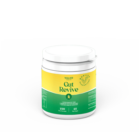 Valeo Gut Revive | Gut Cleanse for Women & Men | Prebiotics, Probiotics & Fiber for Digestive Health - 280g Powder