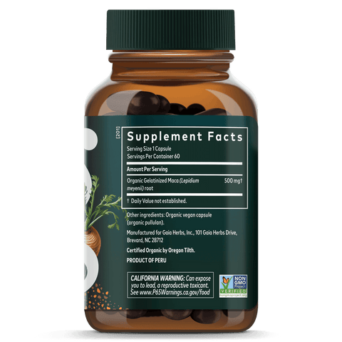 GAIA HERBS MACA ROOT 60 caps