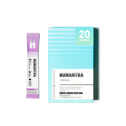 Full Variety Pack: Humantra Electrolyte Berry Pomegranate 70g + Humantra Electrolyte Elderberry 90g + Humantra Electrolyte Himalayan Lime 72g + Humantra Electrolyte Lychee flavour 80g