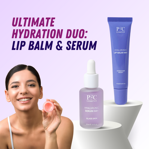 Hydration Combo : PFC Samapharma Hyaluronic Lip Balm Ha + PFC Samapharma Hyaluronic Ha+ Serum 30ml