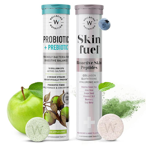 Wellbeing Nutrition Probiotic & Prebiotic +Skin Fuel