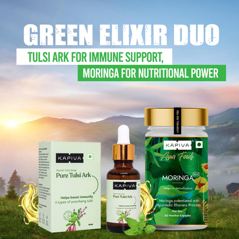 Kapiva Tulsi Ark + Moringa (COMBO)