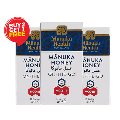 Manuka Health MGO 115+ On The Go Snap Packs, Buy 2 Get 1 Free