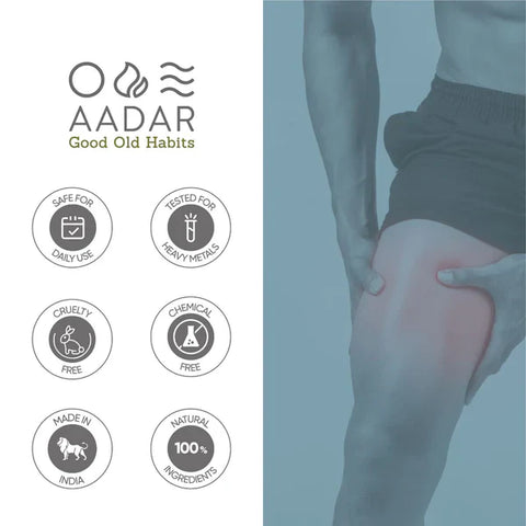 زيت AADAR Ayurveda Ortho Sure Pain لتخفيف آلام المفاصل والعضلات والركبة (100 مل)