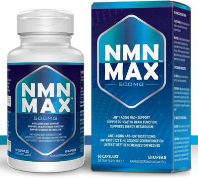 NMN Max NAD+ MAX 500mg, 60 caps