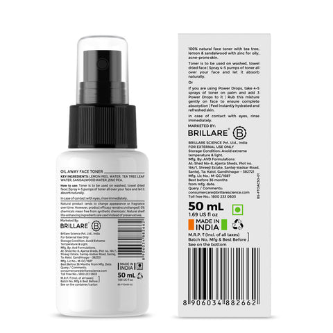 Brillaire Oil Away Serum Mist 50Ml