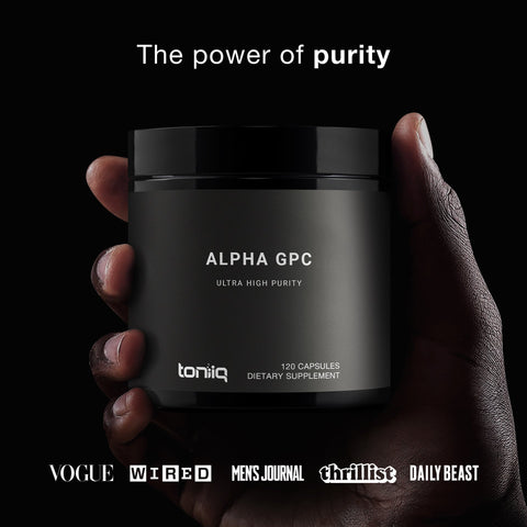 Toniiq Ultra High Purity Alpha GPC Capsules 120