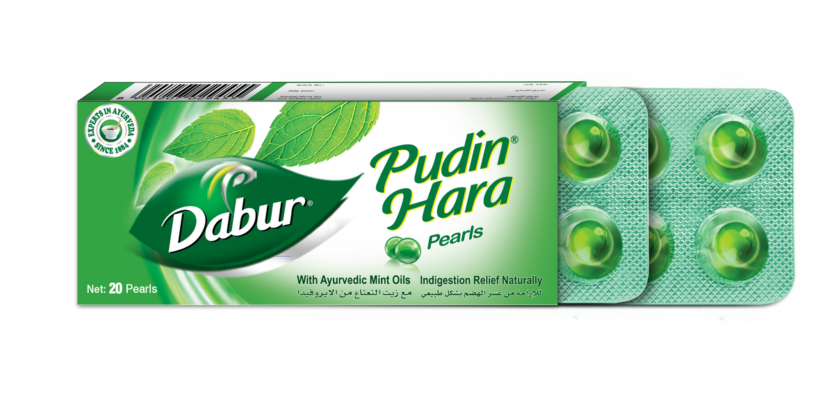 Dabur Pudin Hara Pearls, Pack of 20 Pearls