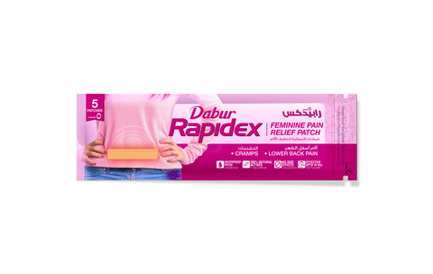 Dabur Rapidex Feminine Patches (Relief from Menstrual Cramps) 5pcs