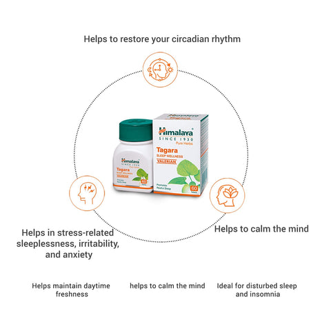Himalaya Sleep Wellness Valerian Tagara 250mg Tablets 60