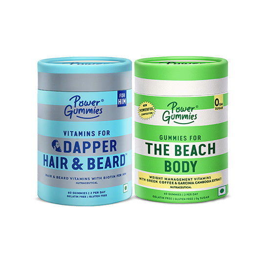 The Dream Man - Beach Body Gummies +  Dapper Hair And Beardgummies