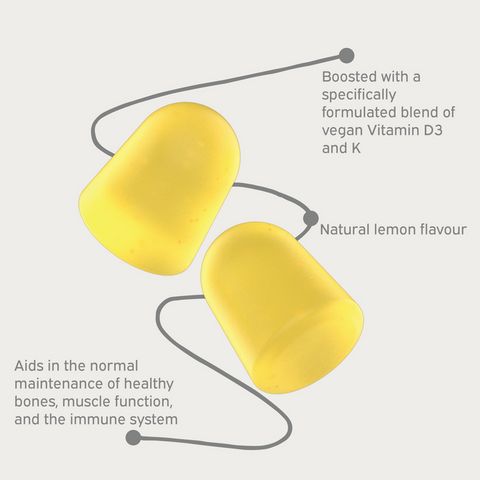 Nutriburst UltraD3 1000 IU  Lemon  60 Gummies