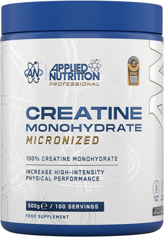 Applied Nutrition Creatine Monohydrate - Micronized, Unflavoured, 500g