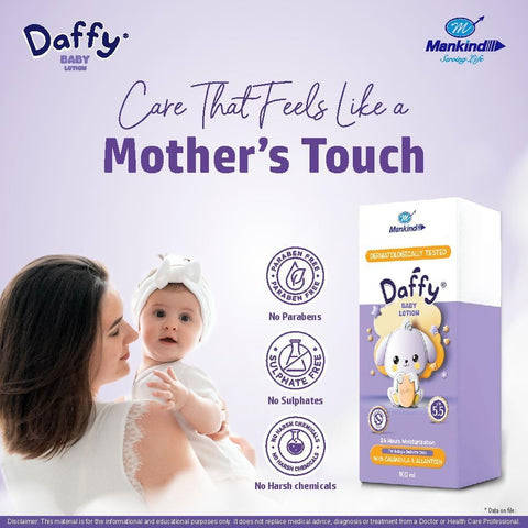 Daffy Baby Lotion with Calendula & Allantoin - pH 5.5, 100ml