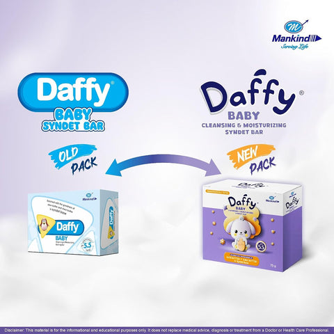 Daffy Baby Soap with Aloe & Shea Butter - Moisturising, 75g