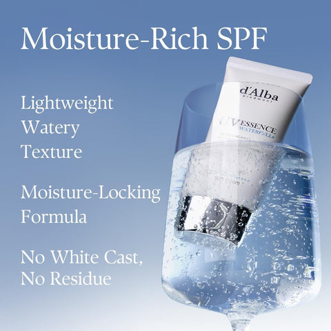 d'Alba Waterfull Essence Sunscreen SPF50+ PA++++ - 50ml