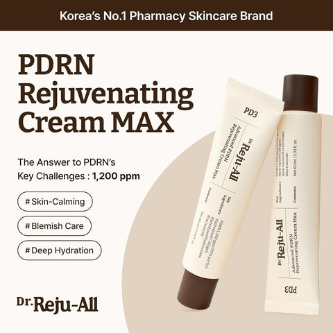Dr.Reju-All Advanced PDRN Rejuvenating Cream - 99% Salmon DNA, 1200ppm - 60ml
