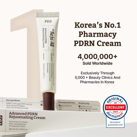 Dr.Reju-All Advanced PDRN Rejuvenating Cream - 99% Salmon DNA, 1200ppm - 60ml