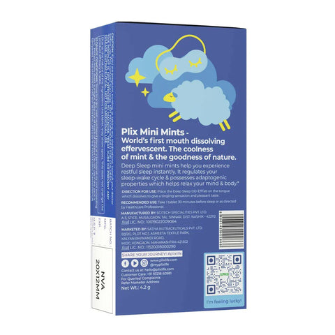 Plix Deep Sleep Mini Mints 30 Tablets