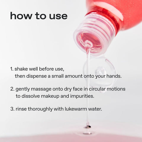 Glow Guava Oil-Gel Facial Cleanser - Deep Hydration & Makeup Removal, 190ml