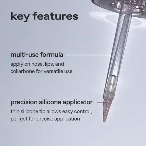Glow Shattered Glass Glitter Eyeliner - Metallic Shimmer, Moisture-Rich, 3.5g
