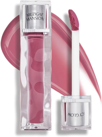 ICY GLOW Lip Tint - Vegan Collagen, Red Gloss Shine, 5ml