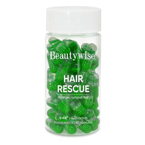 Beautywise Hair Rescue| Dual-Action Technology| amino acids, vitamins, minerals, 60 Count (Pack of 1)