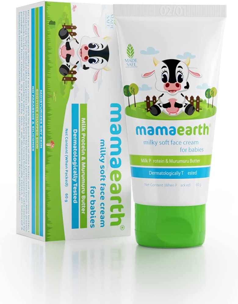 Mamaearth Milky Soft Face Cream for Babies 60 ml