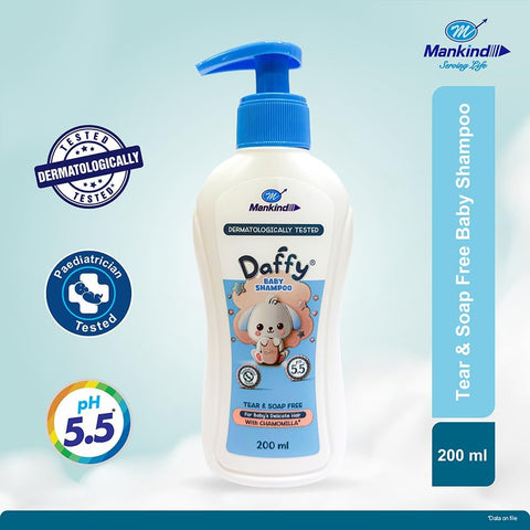 Mankind Daffy Baby Shampoo - Chamomilla & Glycerin - 200 ml