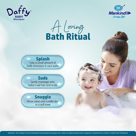 Mankind Daffy Baby Shampoo - Chamomilla & Glycerin - 200 ml