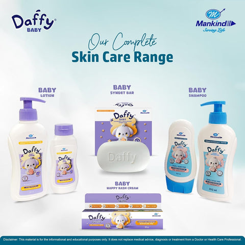 Mankind Daffy Baby Shampoo with Chamomilla - Tear-Free, pH 5.5, 100ml