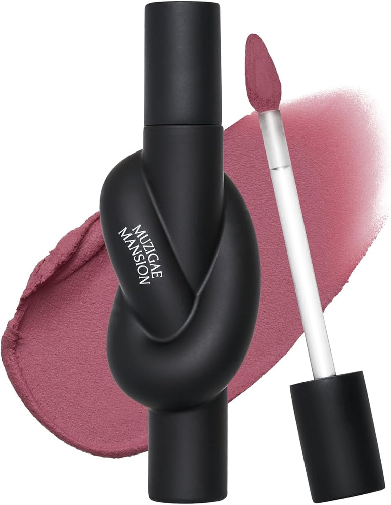 MUZIGAE Mansion Tie-Up Cover Tint - Vegan Soft Matte Gloss, 0.2 oz