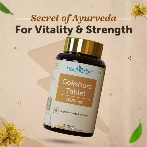 Neuherbs Gokshura Tablet 1000Mg 60 Tablets