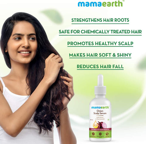 Mamaearth Onion Scalp Serum for Healthy Hair Growth – 50 ml