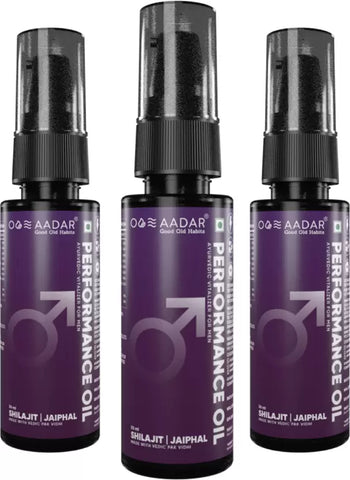 AADAR Performance Oil Stamina Booster for Men (30 ml) Pack of 2